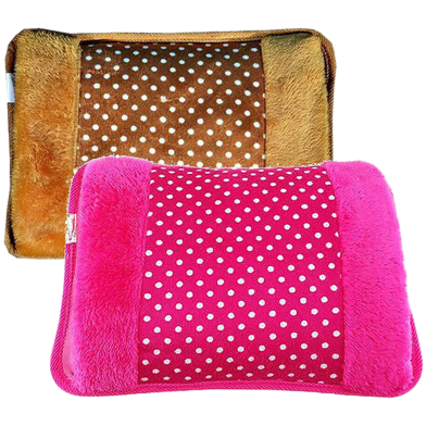 Electric Hot Water Bag for Pain Relief with Soft Velvet Hand Pocket- (Any Colour) image