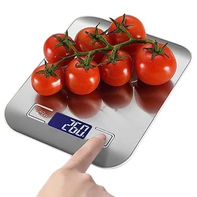 Electronic Digital Kitchen Scale Weighs Max 10kg, Measures in 3 Different Units image