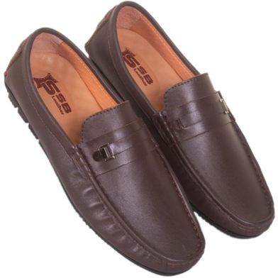 Elegance Medicated Leather Loafers SB-S519 | Executive image