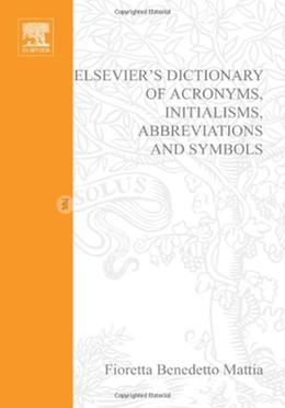 Elsevier's Dictionary of Acronyms, Initialisms, Abbreviations and Symbols image