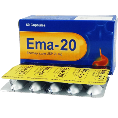 Ema20 mg 10's Strip Tablet image