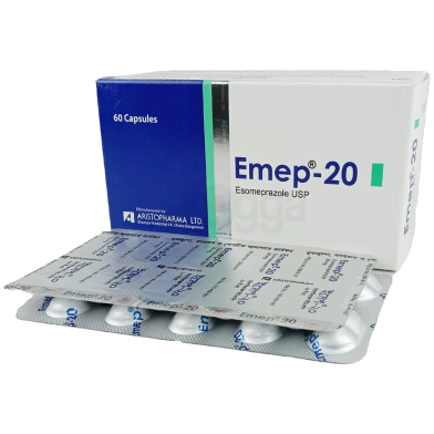 Emep 20mg 10's Strip Capsules image