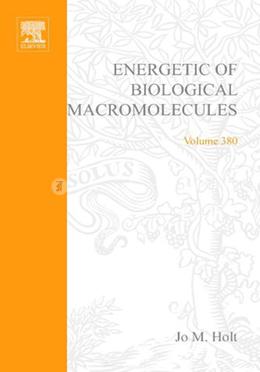 Energetics of Biological Macromolecules - Volume 380 image