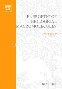 Energetics of Biological Macromolecules - Volume 379 image