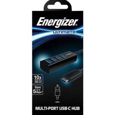Energizer Multi-port USB Type-C Hub - Black image