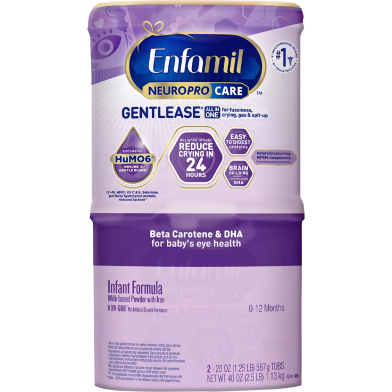 Enfamil Neuropro Care Gentlease Powder With Beta-Carotene 2 pk.20 oz 1.13kg image