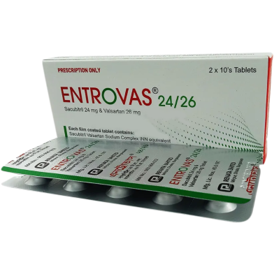 Entrovas 50mg Tablet 10s Strip image