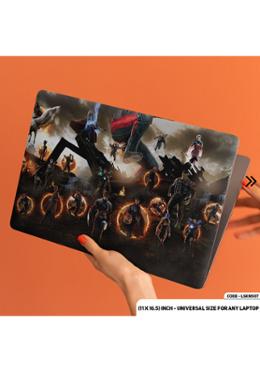 DDecorator Epic Fight Scene Of Avengers Infinity War Laptop Sticker image
