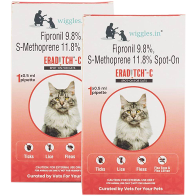 Eraditch spot on for Cats and Kitten Tick and Flea Control 1pcs image