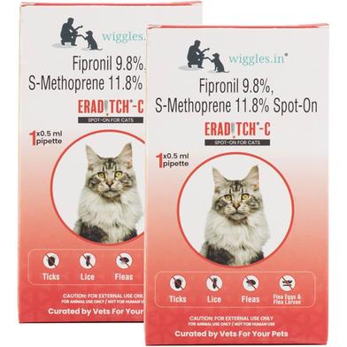 Eraditch spot on for Cats and Kitten Tick and Flea Control 1pcs image