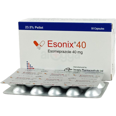 Esonix 40 mg 10's Strip Capsule image