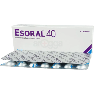 Esoral 40 mg 14's Strip Tablet image