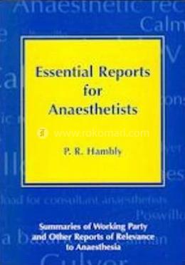 Essential Reports for Anaesthetists image