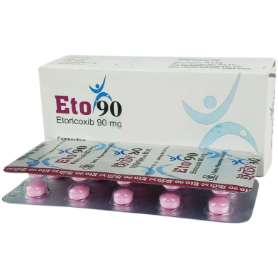 Eto 90 mg Tablet 10's Strip image