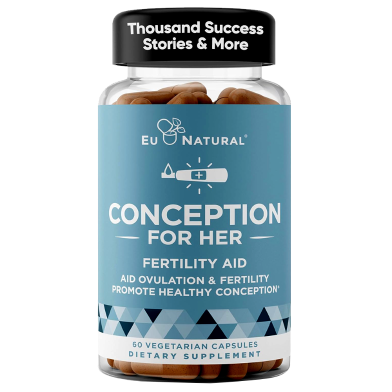Eu Natural Conception For Her Capsules And Gummies Bundle – Aids Ovulation Hormonal Balance And Regular Cycles – 60 Capsules -523329060 image