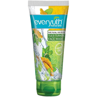 Everyuth Naturals Anti Acne, Anti Marks Tulsi Turmeric Face Wash image