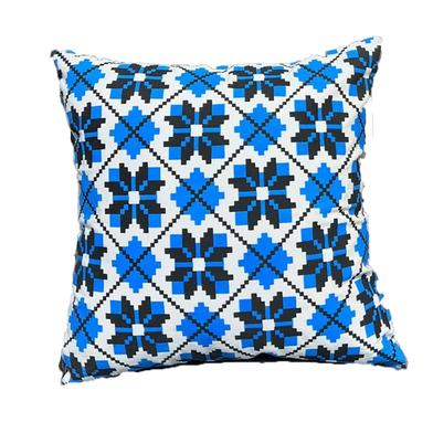 Exclusive Cushion Cover Blue And Black 18x18 Inch image