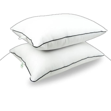 Exclusive Fiber Head Pillow High Loft White 18x24 Inch image