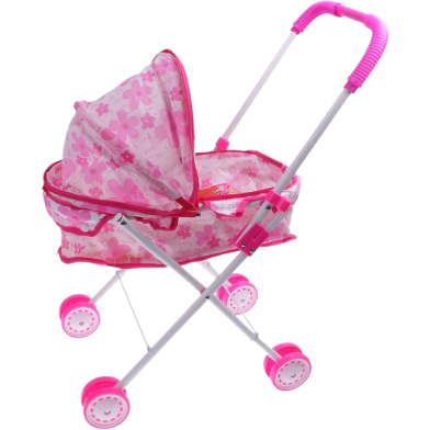 Exclusive Fordable Trolly For baby Stroller Foldable Trolley Toy Baby Doll Gift image