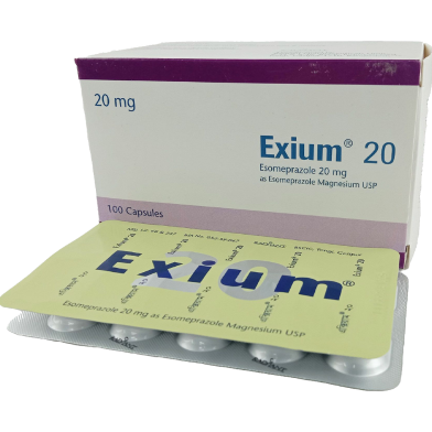 Exium 20 mg - 10's Strip Capsule image