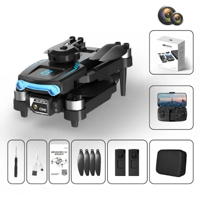 F169 WiFi FPV with Dual HD Camera 360° Obstacle Avoidance Optical Flow Positioning Brushless Foldable RC Drone Quadcopter RTF image