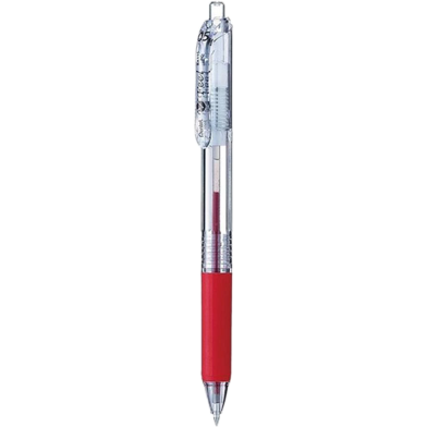 FEEL RETRACTABLE BALLPOINT PEN 0.5MM - RED image