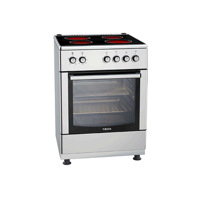 FIESTA FV 66E4-S Standing Gas Cooker 4 Burners Stainless Steel image