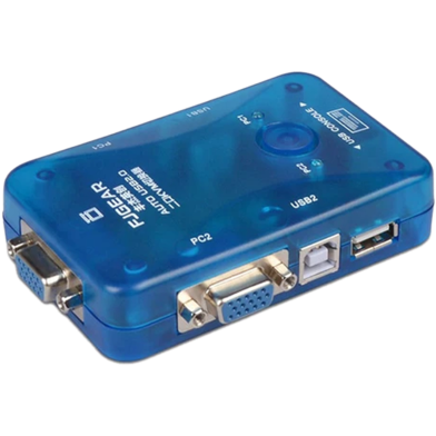 FJGear KVM Switeh 2 Port FJ-102UK-T KVM Switch 2 Port image