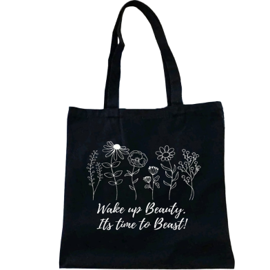 Fabric Hand Tote Bag With Zipper - BF-326 image