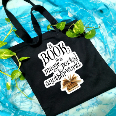 Fabric Hand Tote Bag With Zipper - BG-144 image