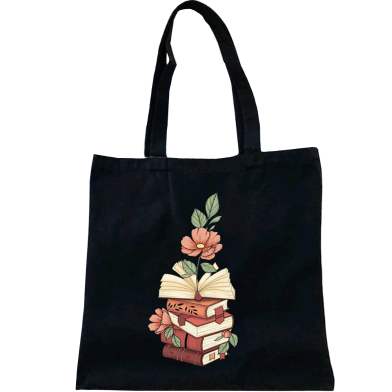 Fabric Hand Tote Bag With Zipper - BG-145 image