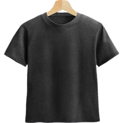 Fabrilife Kids Premium Blank T-Shirt - Anthra Melange image