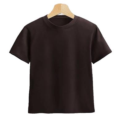 Fabrilife Kids Premium Blank T-Shirt - Chocolate image