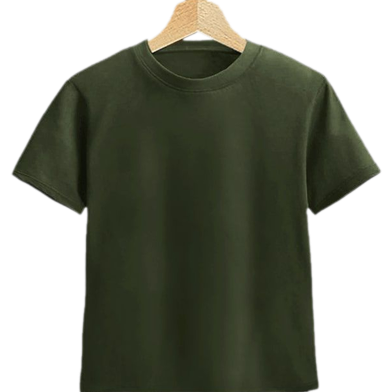 Fabrilife Kids Premium Blank T-Shirt - Olive image