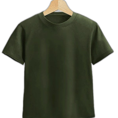 Fabrilife Kids Premium Blank T-Shirt - Olive image