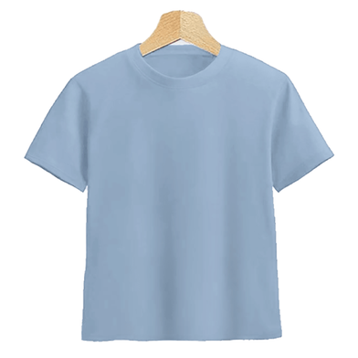 Fabrilife Kids Premium Blank T-Shirt - Sky_Blue image