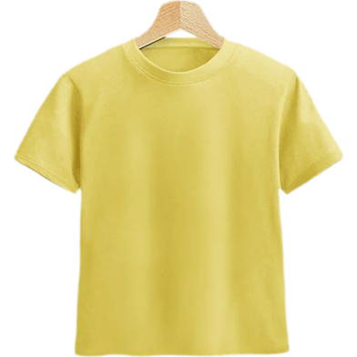 Fabrilife Kids Premium Blank T-Shirt - Yellow image