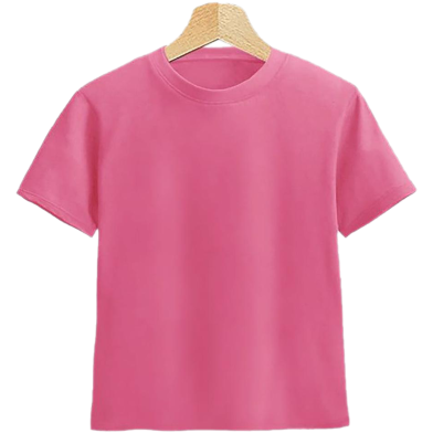 Fabrilife Kids Premium Blank T-shirt - Deep Pink image