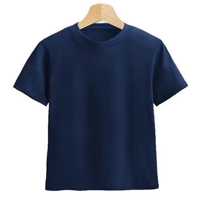 Fabrilife Kids Premium Blank T-shirt -Navy image