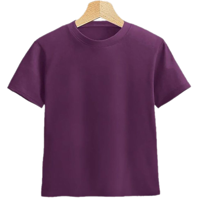 Fabrilife Kids Premium Blank T-shirt - Purple image