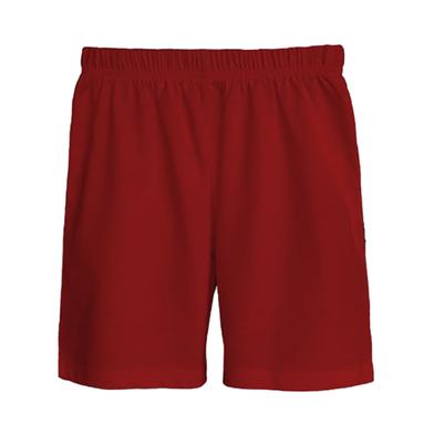 Fabrilife Kids Premium Cotton Shorts - Red image