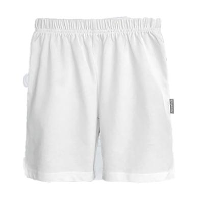 Fabrilife Kids Premium Cotton Shorts - White image