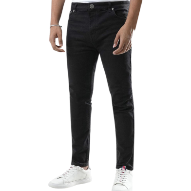 Fabrilife Mens Denim Jeans - Jet Black image