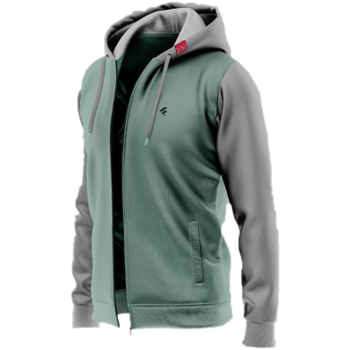 Fabrilife Mens Multi-Shades Hoodie - Green image