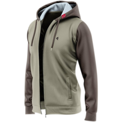 Fabrilife Mens Multi-Shades Hoodie - Oak image