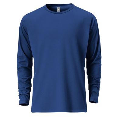 Fabrilife Mens Premium Blank Full Sleeve T-Shirt - Deep Blue image