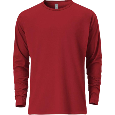 Fabrilife Mens Premium Blank Full Sleeve T-Shirt - Red image