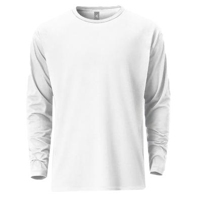 Fabrilife Mens Premium Blank Full Sleeve T-Shirt - White image