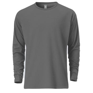 Fabrilife Mens Premium Blank Full Sleeve T-Shirt - Charcoal image