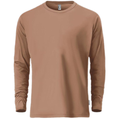 Fabrilife Mens Premium Blank Full Sleeve T-Shirt - Light Coffee image